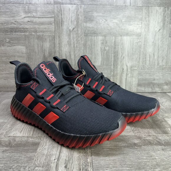 Adidas Kaptir 2.0 Men's size 11.5 Black Red Running Shoes - Picture 5 of 8
